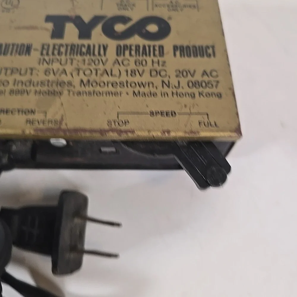 Vintage Tyco HO Electric Power Pack Train Transformer‎ Model 899V R20405 WORKS